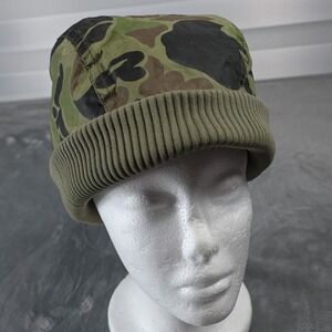 Vintage Eddie Bauer Goose Down Woodland Camo Hat